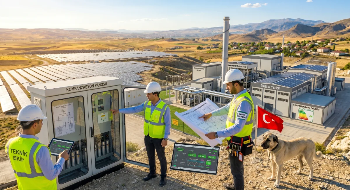 Fabrika ve Sanayi Tesislerinde Enerji Verimliliği ve Kompanzasyon